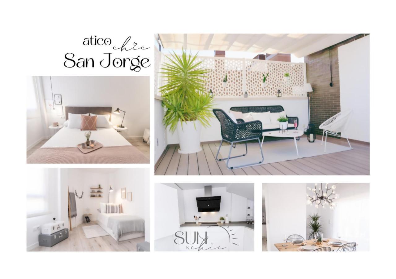 ムルシアAtico Chic San Jorgeアパートメント エクステリア 写真